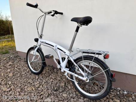 Rower składak 20” / Aluminium / 3 biegi w piaście / Wysyłka