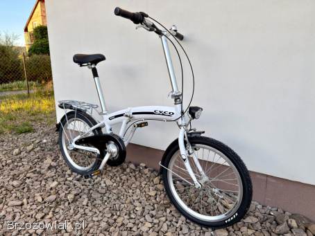 Rower składak 20” / Aluminium / 3 biegi w piaście / Wysyłka