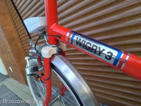 Rower Wigry 3 odrestaurowany odnowiony odmalowany PRL jak nowy