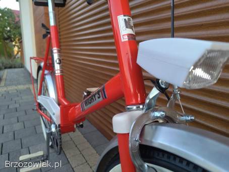 Rower Wigry 3 odrestaurowany odnowiony odmalowany PRL jak nowy