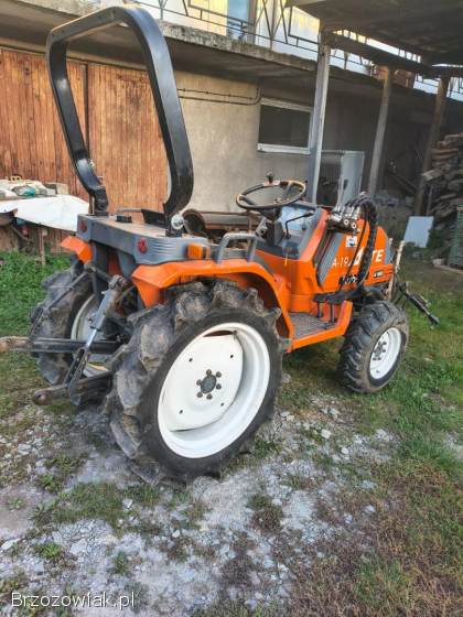 Traktorek 4x4 Kubota Aste A-19 Hinomoto CX19 pług do sniegu