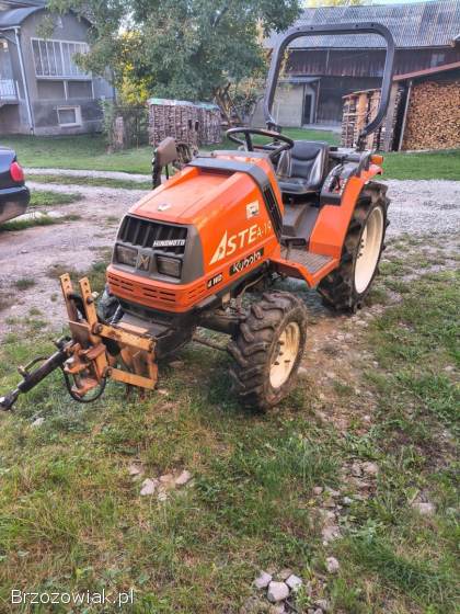 Traktorek 4x4 Kubota Aste A-19 Hinomoto CX19 pług do sniegu