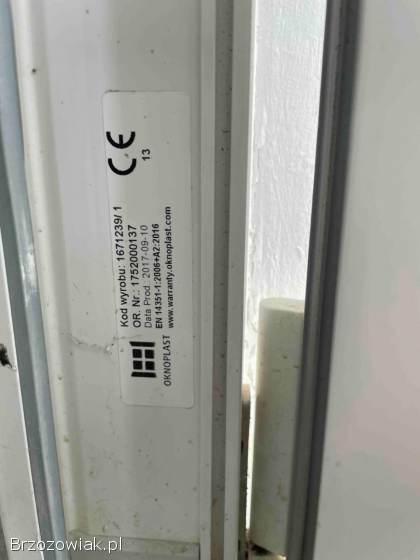 SPRZEDAM DRZWI BALKONOWE 132X235 OKNOPLAST