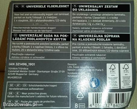 Powerfix Profi Universal-Verlegeset -  zestaw do montażu paneli podłogowych