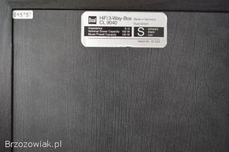 Imponujące DUAL CL-9040 Precyzyjne,  Jasne i Przestrzenne Brzmienie Wysyłka