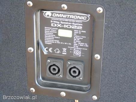 Kolumny estradowe Omnitronic 2x 400 wat.  sprawne.  DOSTAWA.