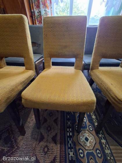 Zabytkowe krzesła meble vintage retro PRL Zakłady Mebli Giętych w Radomsku 24 sz