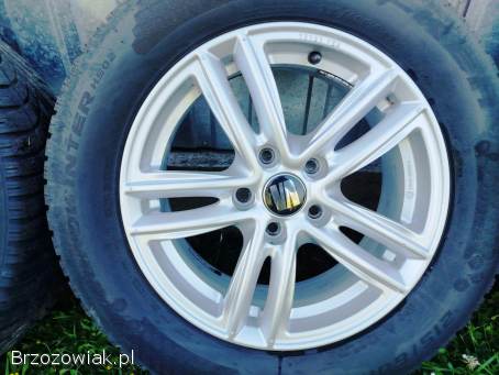 Koła zimowe Seat Ateca 5x112 alufegi opony 215/60 R16 7mm 2024r